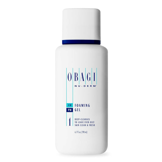 Obagi Nu-Derm Foaming Gel – Gel-Based Cleanser for Normal to Oily & Sensitive Skin